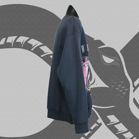 1990s Harley-Davidson Sweatshirt Women's Large Good Girls Wear Black - Picture 4 of 6